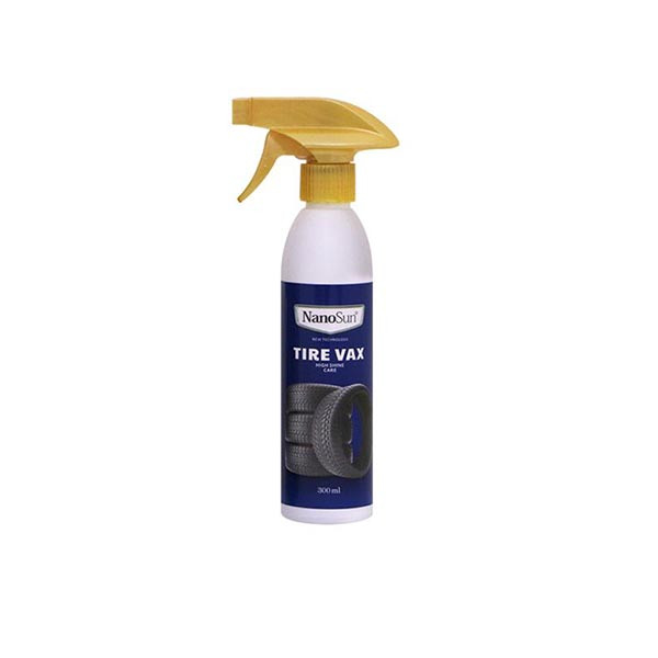 واکس براق کننده لاستیک خودرو برند نانوسان المان ..